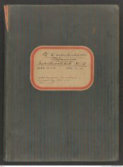 k.k. naturhistorisches Hofmuseum, Protokollbuch Intendanzakten 1883-1885, Seite 1